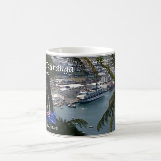 Mug Tauranga - Port - Nouvelle-Zélande - Panorama - (Centre)