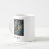 Mug Taureau Blue Celestial Zodiaque (Devant gauche)