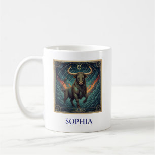 Mug Taureau Blue Celestial Zodiaque