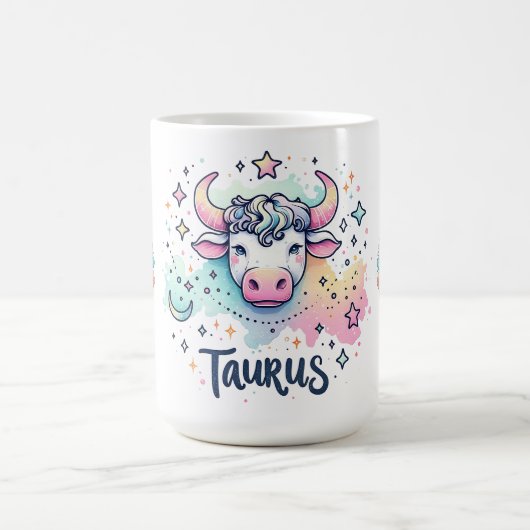 Mug Taureau Coloré Zodac Astrologie (Centre)