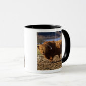 Mug Taureau de Highland Cattle, Écosse (Devant droit)