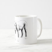 Mug Taureau de vacances, Regard stable (Devant droit)