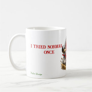 Mug Taureau rouge et blanc