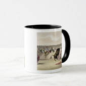 Mug Taureau sautant les barrières, 1865 (litho de (Devant droit)