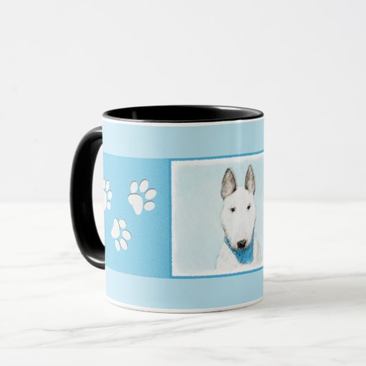 Mug Taureau Terrier - Cute Original Chien Art (Devant gauche)