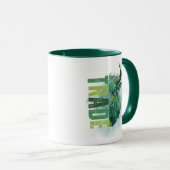 Mug Taureau vert | Conception commerciale (Devant droit)