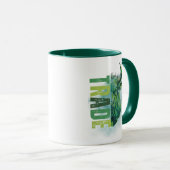Mug Taureau vert | Conception commerciale | Marbre (Devant droit)
