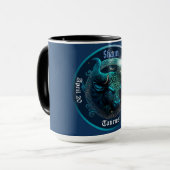 Mug Taureau Zodiaque Personnalisable (Devant gauche)