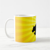 Mug Taurillon noir chargeant de Wall Street (Gauche)