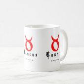Mug TAURUS 20 avril - 20 mai (Devant droit)