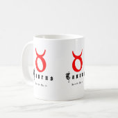 Mug TAURUS 20 avril - 20 mai (Devant gauche)
