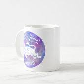 Mug Taurus Bull Constellation Étoiles Nom Anniversaire (Devant gauche)