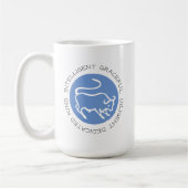 Mug Taurus Bull Logo Zodiac Star Sign Astrologie Café (Gauche)