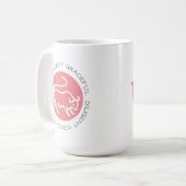 Mug Taurus Bull Logo Zodiac Star Sign Astrologie Café (Devant gauche)