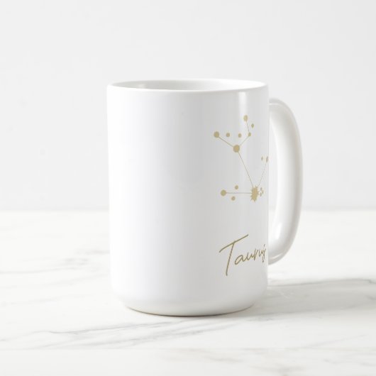 Mug Taurus Constellation Zodiaque (Devant droit)