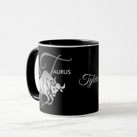 Mug Taurus ♉ le Taureau - signe zodiaque (Devant gauche)