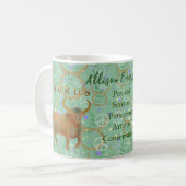 Mug Taurus Modern Zodiac Traits Personnalisés (Devant gauche)