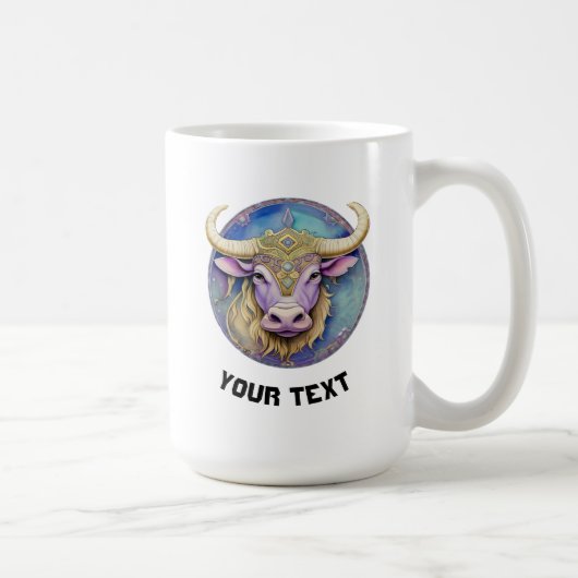 Mug Taurus personnalisé Zodiac (Droite)