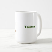Mug Taurus Shady Zodiac Funny (Devant droit)