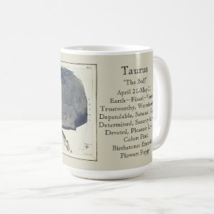 Mug Taurus Zodiac Antique Astronomie Graphique