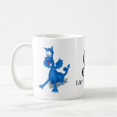 Mug Taurus Zodiac Astrologie Dragon Bleu Rahu (Gauche)