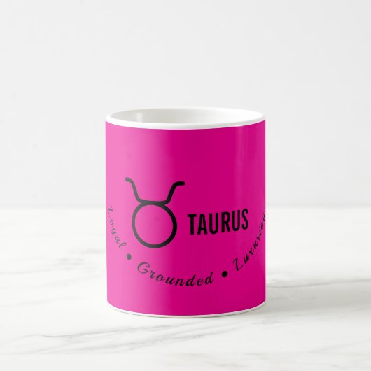 Mug Taurus Zodiac Traits Minimal Astrology (Centre)