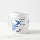 Mug Taurus Zodiac Traits Musique (Devant gauche)
