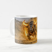 Mug Taurus Zodiac with Warrior Leading a Fiery Celesti (Devant gauche)