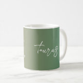 Mug Taurus zodiaque horoscope étoile dégradé (Devant droit)