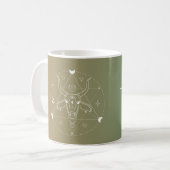 Mug Taurus zodiaque horoscope étoile dégradé (Devant gauche)