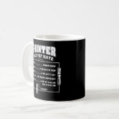 Mug Taux horaire du peintre (Devant gauche)