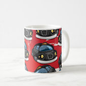 Mug Taxi noir de Londres (Devant droit)