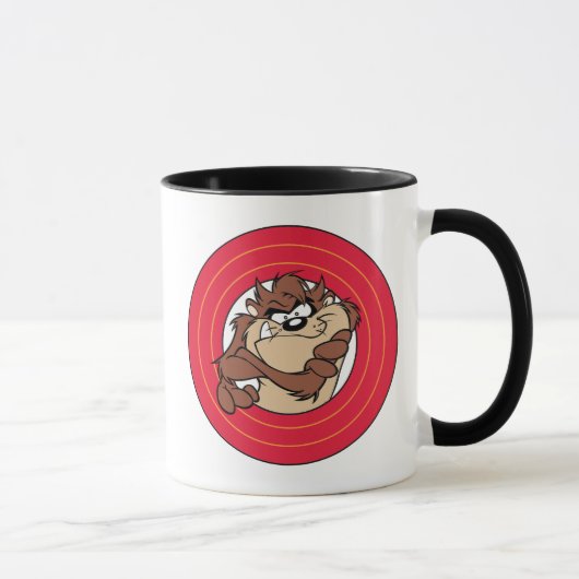 Mug TAZ™ à travers les cercles LOONEY TUNES™ (Droite)