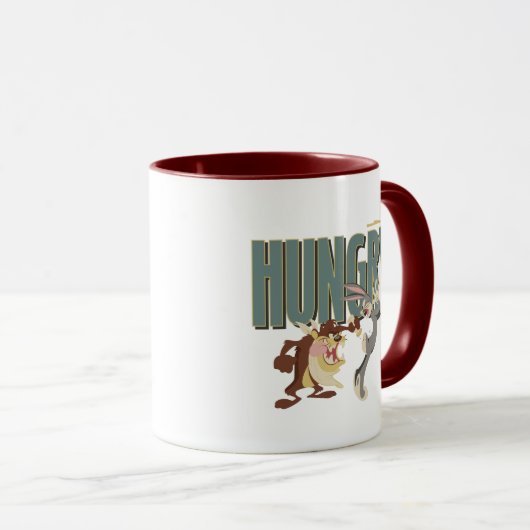 Mug TAZ™ & BUGS BUNNY™ "Affamé" (Devant droit)