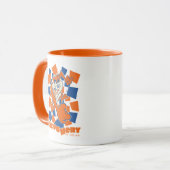 Mug TAZ™ Hungry Smashing Through Checker (Devant gauche)