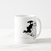 Mug TAZ™ manger un arbre de Noël (Devant droit)