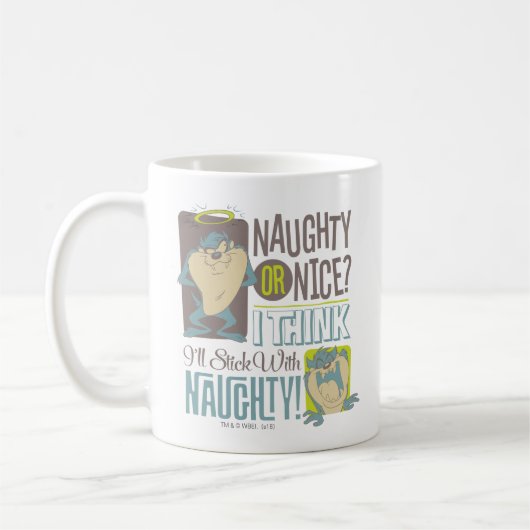 Mug TAZ™ - Naughty ou Nice ? (Gauche)