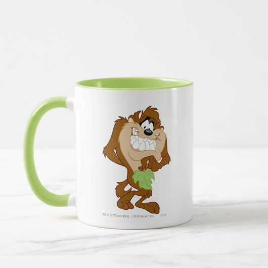 Mug TAZ™ tenant une feuille (Gauche)