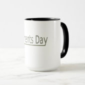 Mug taza 15 oz. Granparents  Day (Devant droit)