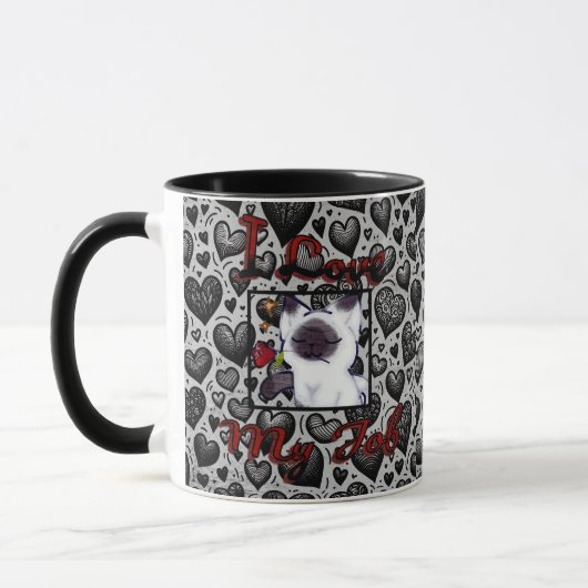 Mug Taza, Adorable Cat Vet Gift cup (Gauche)