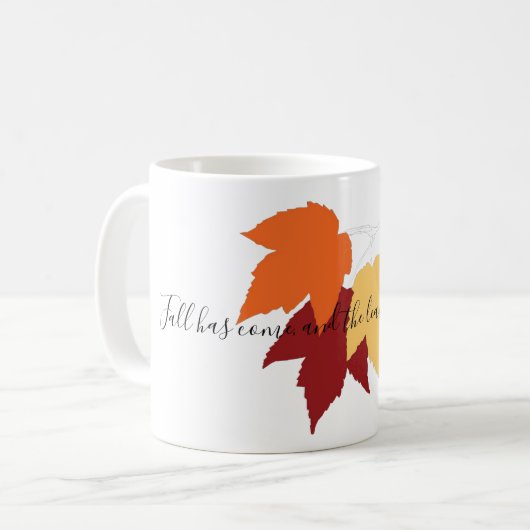 Mug Taza "Arce de Otoño".  (Devant gauche)