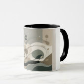 Mug Taza Arte Minimal Equilibrio Natural (Devant droit)