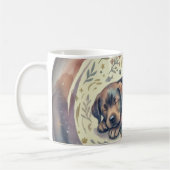 Mug Taza Artística Relájate & Libros Perro Durmiendo (Gauche)