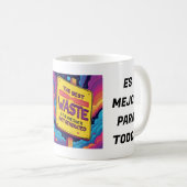 MUG TAZA  BLANCA DE DESAYUNO  CON UN LINDO TEXTO (Devant droit)