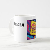 MUG TAZA  BLANCA DE DESAYUNO  CON UN LINDO TEXTO (Devant gauche)