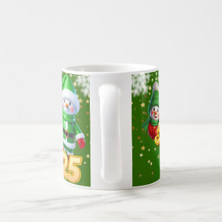 Mug taza blanca Navideña