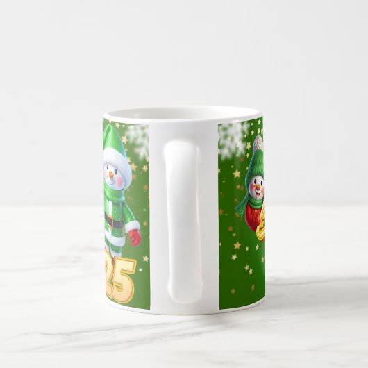 Mug taza blanca Navideña (Poignée)