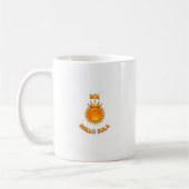 Mug Taza clacica blanca Sol Brillante Sola (Gauche)
