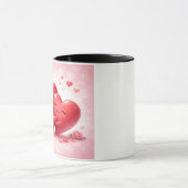 Mug Taza Clásica con Diseño de Corazones – Regalo Perf (Centre)