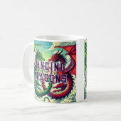 Mug Taza Coffe DANCING DRAZON (Devant gauche)